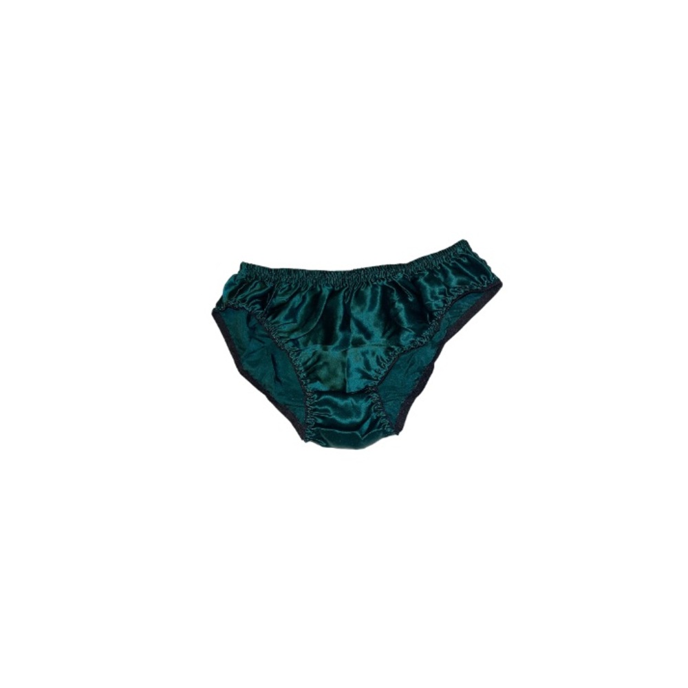 Vintage Green Silk Panties - Women’s Size Large